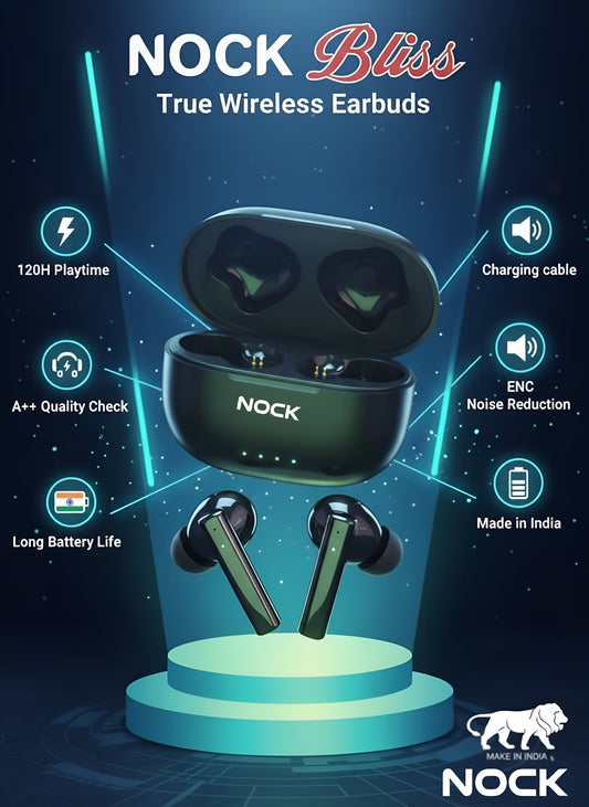 NOCK - Bliss True Wireless Earbuds – Feel the Music